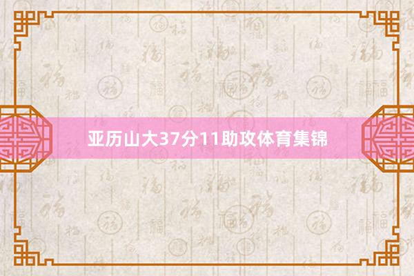 亚历山大37分11助攻体育集锦