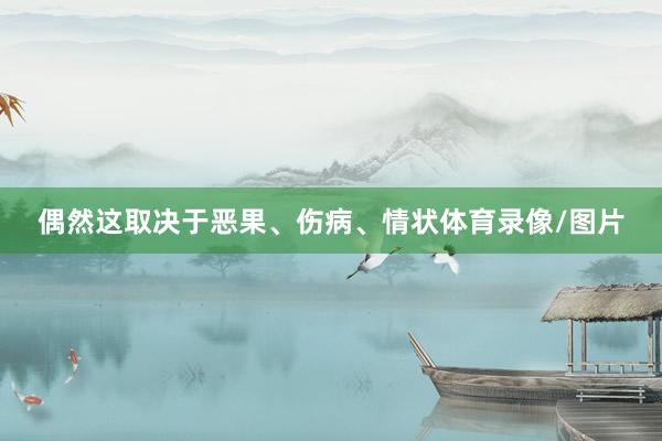 偶然这取决于恶果、伤病、情状体育录像/图片